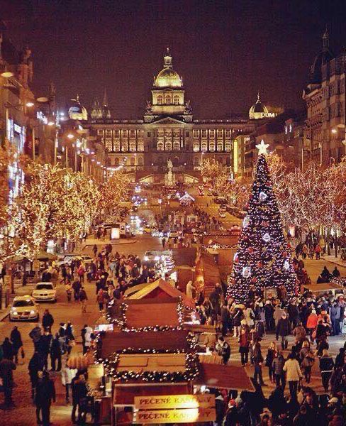 Wenceslas Square Christmas Market